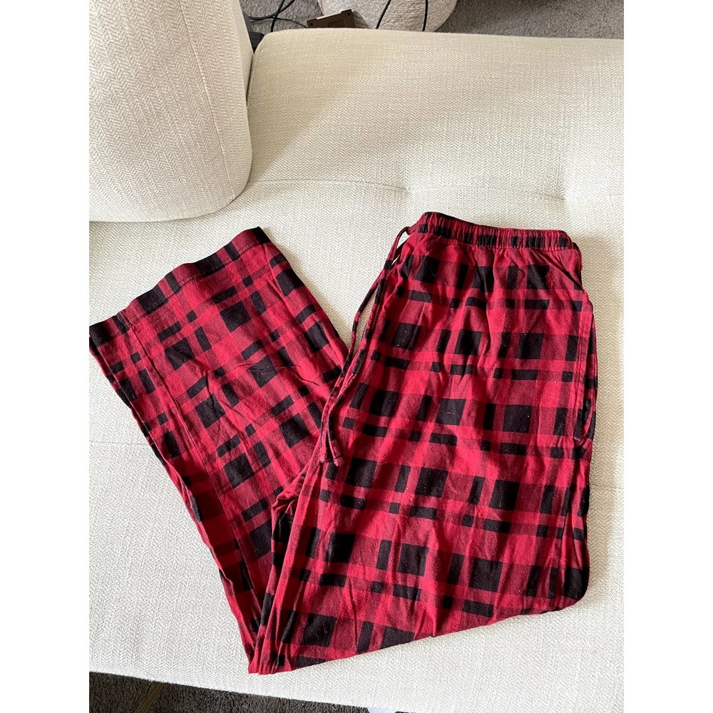 Men's Polo red plaid pajama pants, size Large